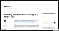 Desktop Screenshot of mindhacks.com